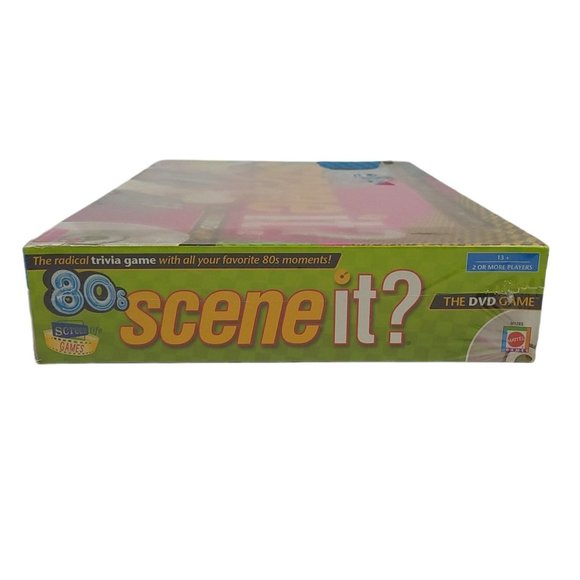 80s Scene It The DVD Game Trivia Board Game Mattel New Sealed - Picture 3 of 7